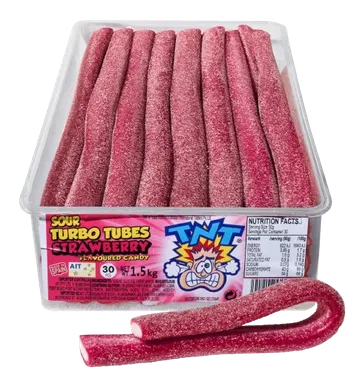 TNT Sour Turbo Tubes Strawberry