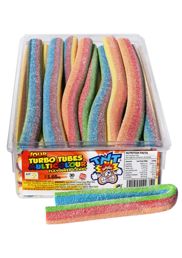 TNT Sour Turbo Tubes Multi — TNT straps pack shot