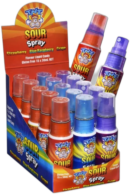 TNT Mega Sour Spray 30ml — TNT sprays & liquids pack shot
