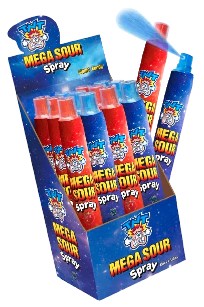 TNT Mega Sour Spray — TNT sprays & liquids pack shot