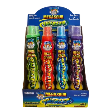 TNT Mega Sour Twirler Spray and Powder