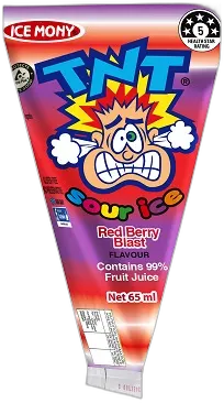 Ice Mony TNT Sour Red Berry 99% Juice — TNT sprays & liquids pack shot