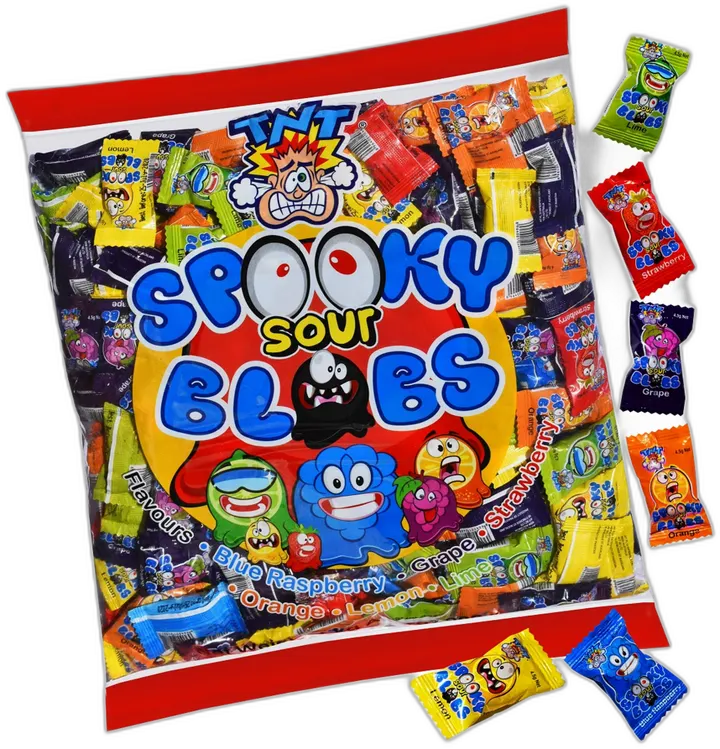 TNT Spooky Sour Blobs — TNT gummies pack shot