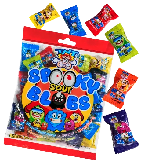 TNT Sour Spooky Blobs — TNT gummies pack shot
