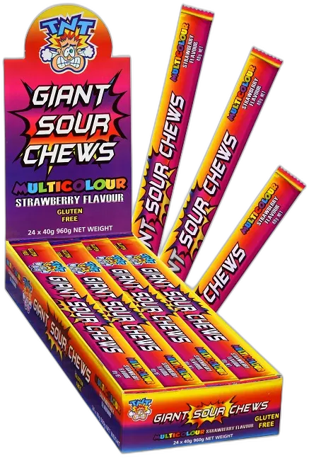 TNT Giant Chew Multi — TNT chews & bars pack shot