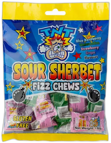 TNT Sour Sherbet Fizz Chews