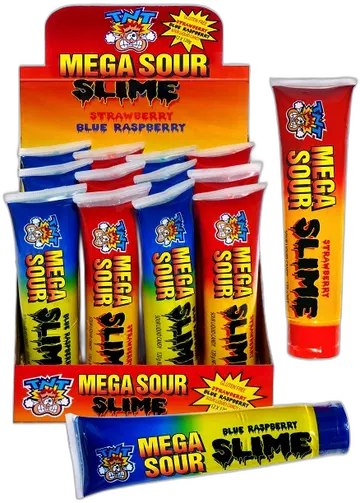 TNT Mega Sour Slime Strawberry & Blueberry