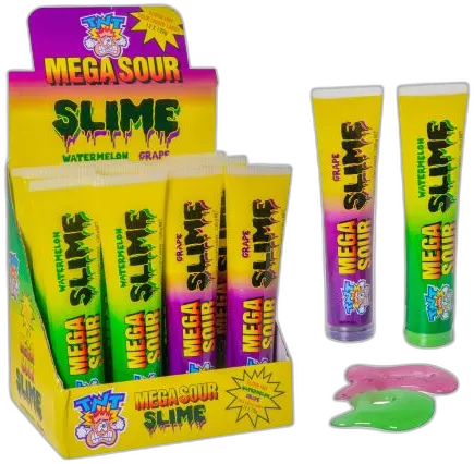 TNT Mega Sour Slime Watermelon & Grape — TNT sprays & liquids pack shot