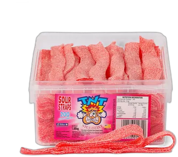 TNT Sour Straps Strawberry